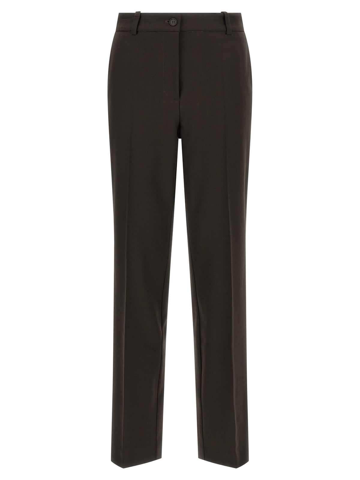 P.A.R.O.S.H. Braune Hose aus Schurwolle