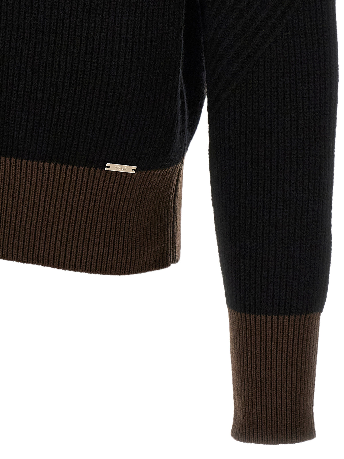 Kiton Schwarzer Kaschmir-Cardigan