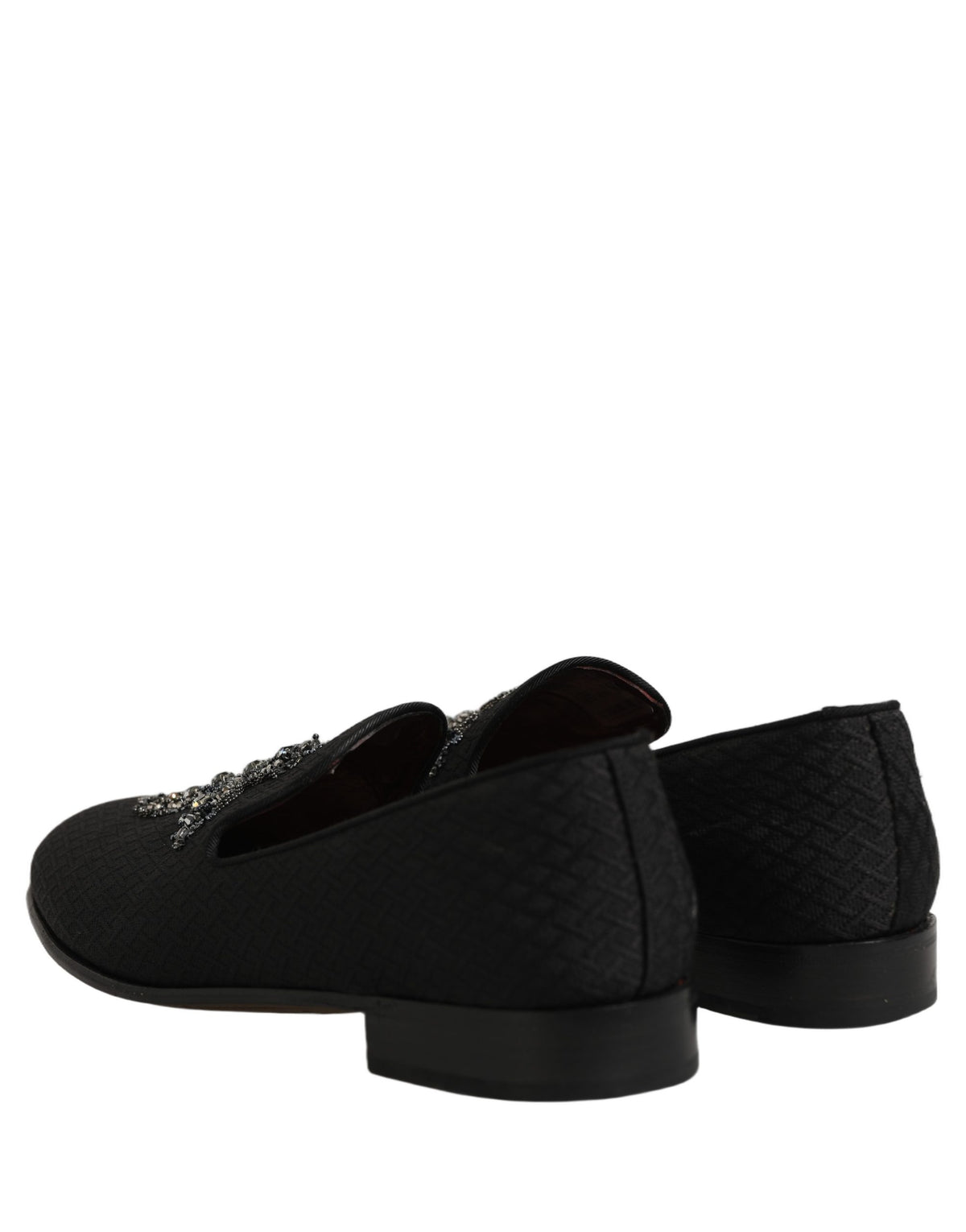 Dolce & Gabbana Schwarze Wildleder Mokassins mit Kreuz-Applikation