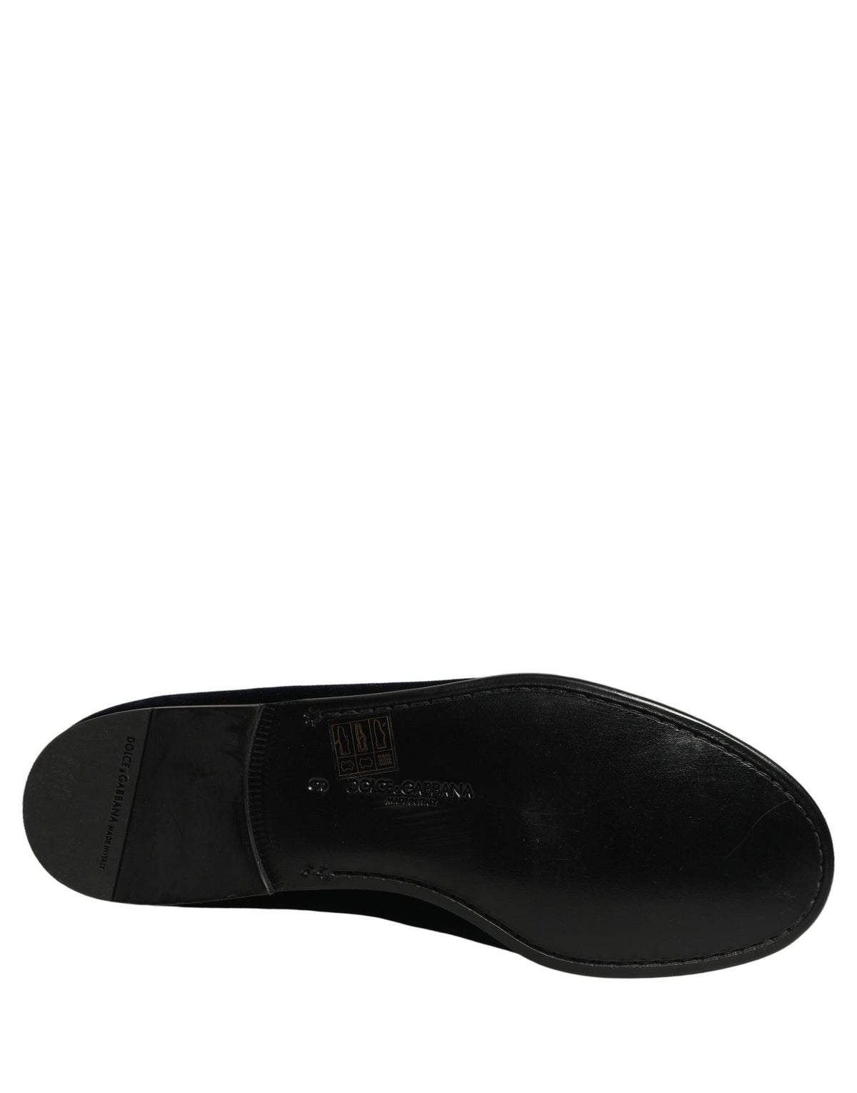 Dolce & Gabbana Schwarze Slipper aus Wildleder mit DG-Logo für Herren