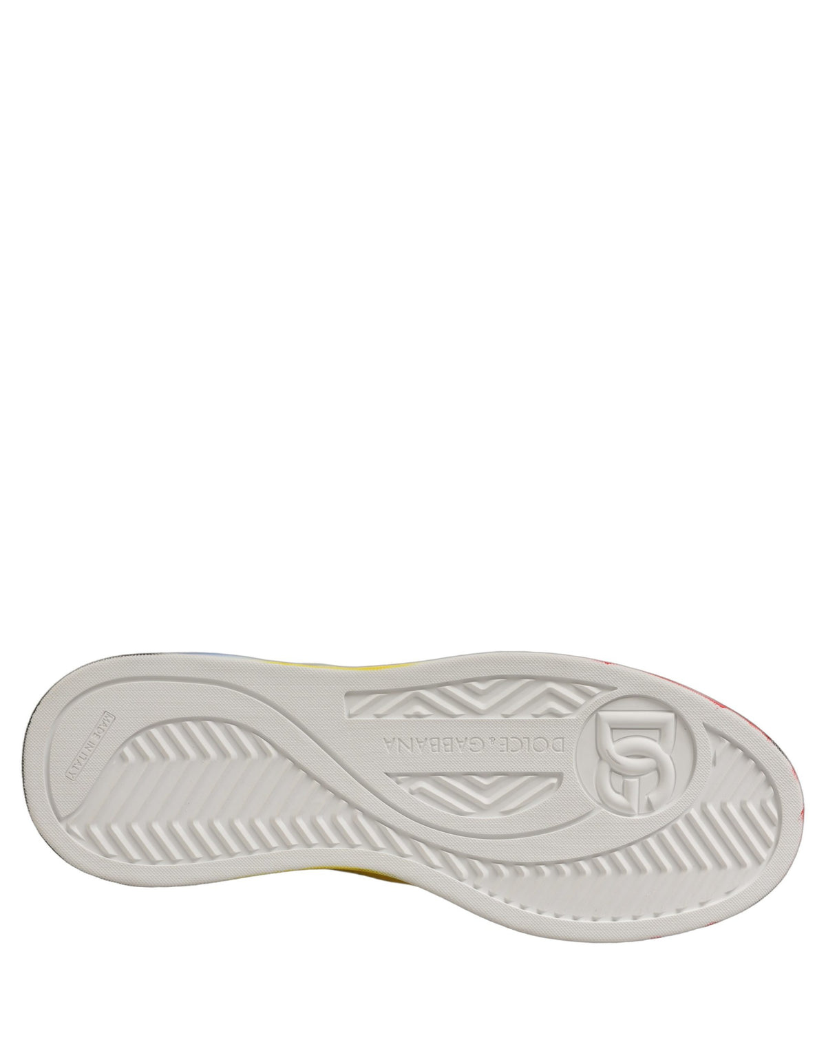 Dolce & Gabbana Mehrfarbige New Roma Paint Sneaker Herrenschuhe
