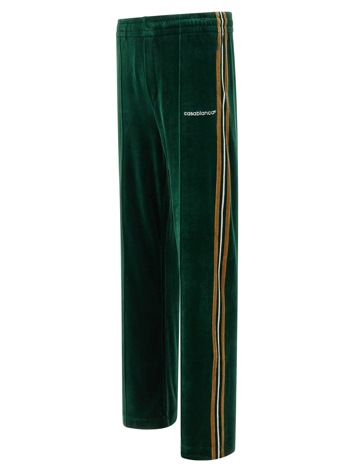 Casablanca Zweifarbige Baumwoll-Freizeithose