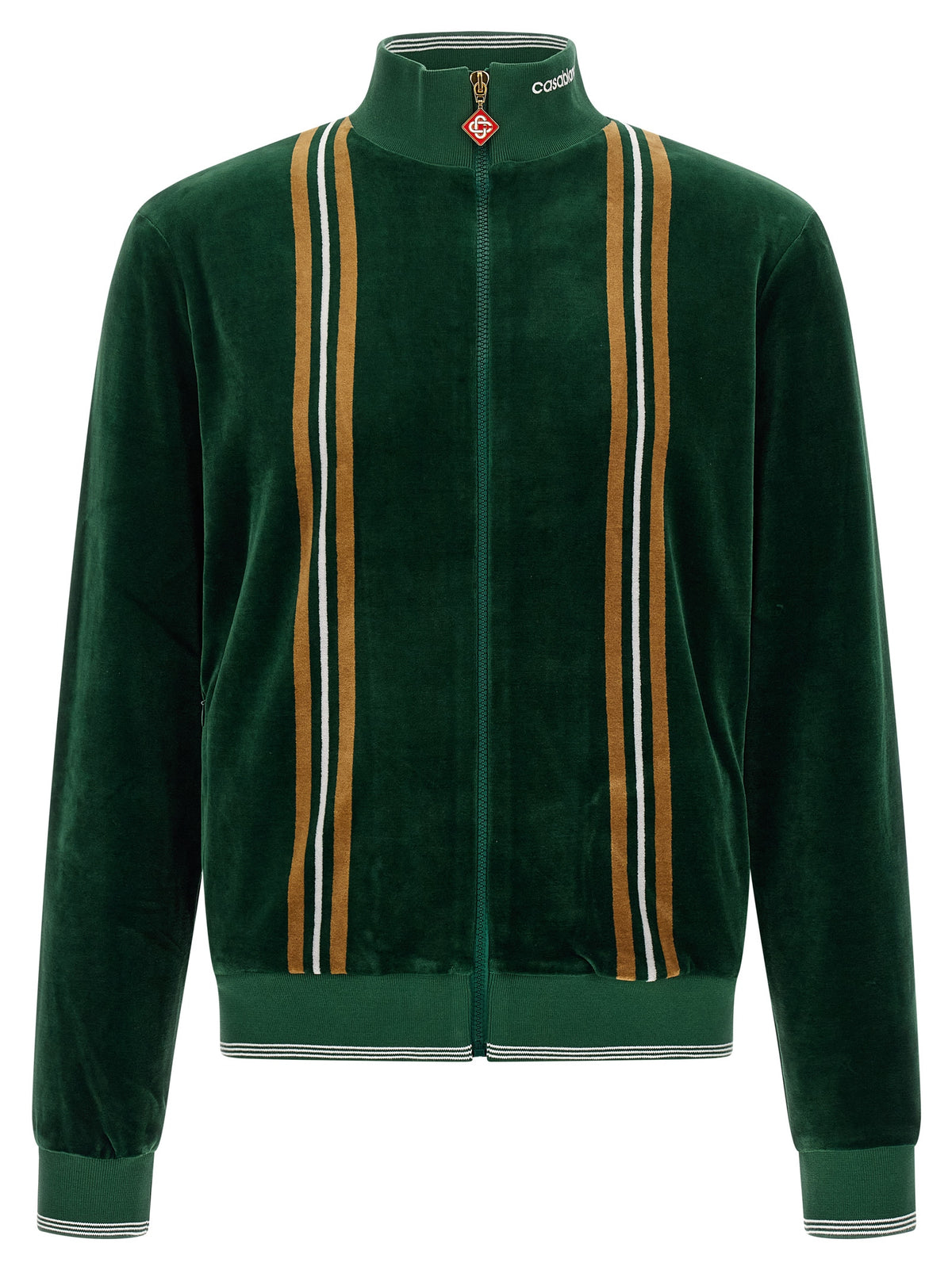 Casablanca Zweifarbiger Baumwollpullover
