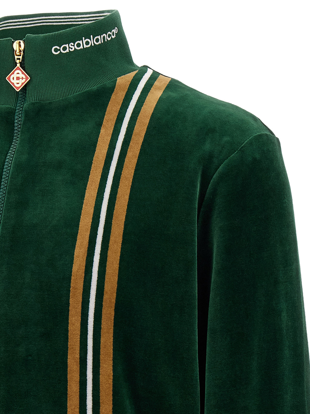 Casablanca Zweifarbiger Baumwollpullover
