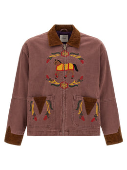 FOUND Mehrfarbige Jeansjacke aus Baumwolle