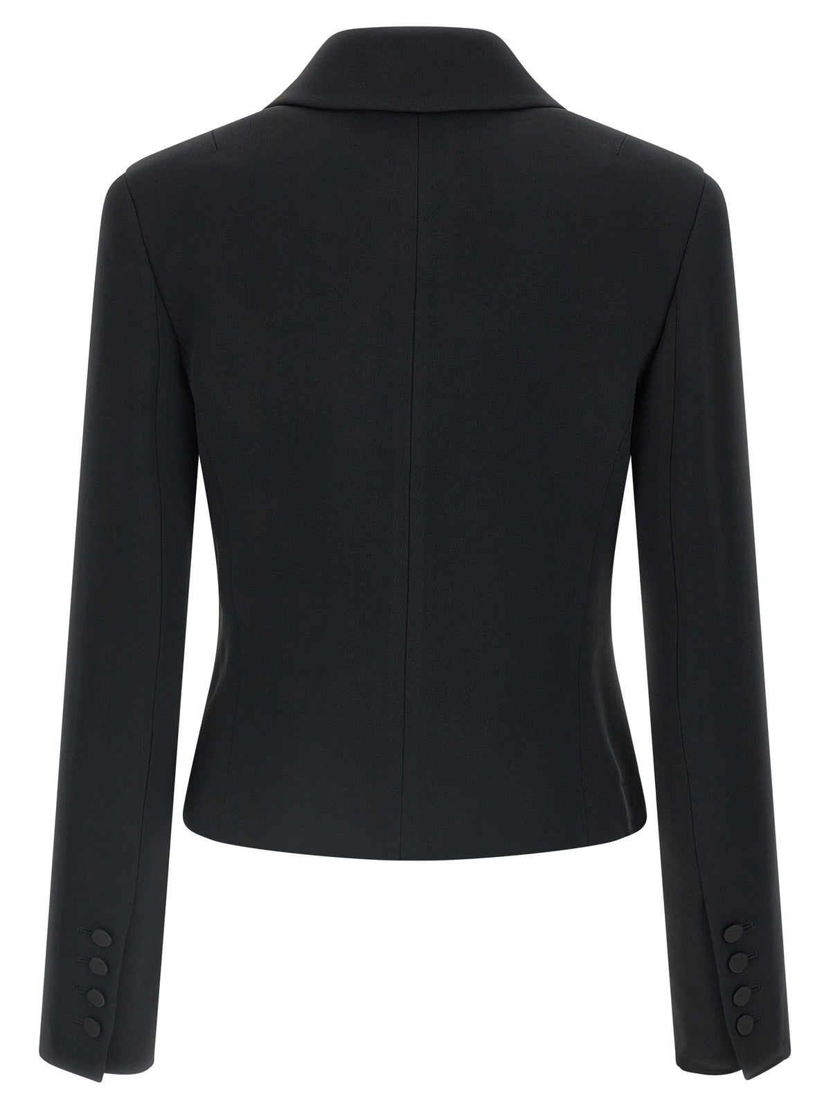 Ermanno Scervino Schwarzer Blazer aus Viskose