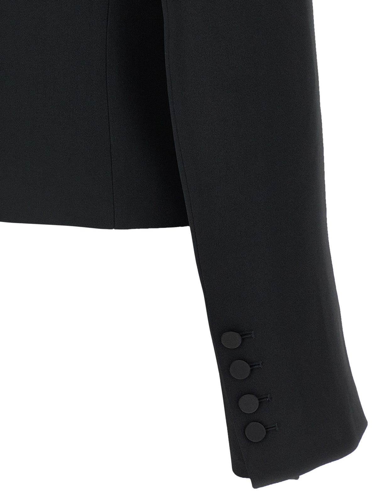 Ermanno Scervino Schwarzer Blazer aus Viskose