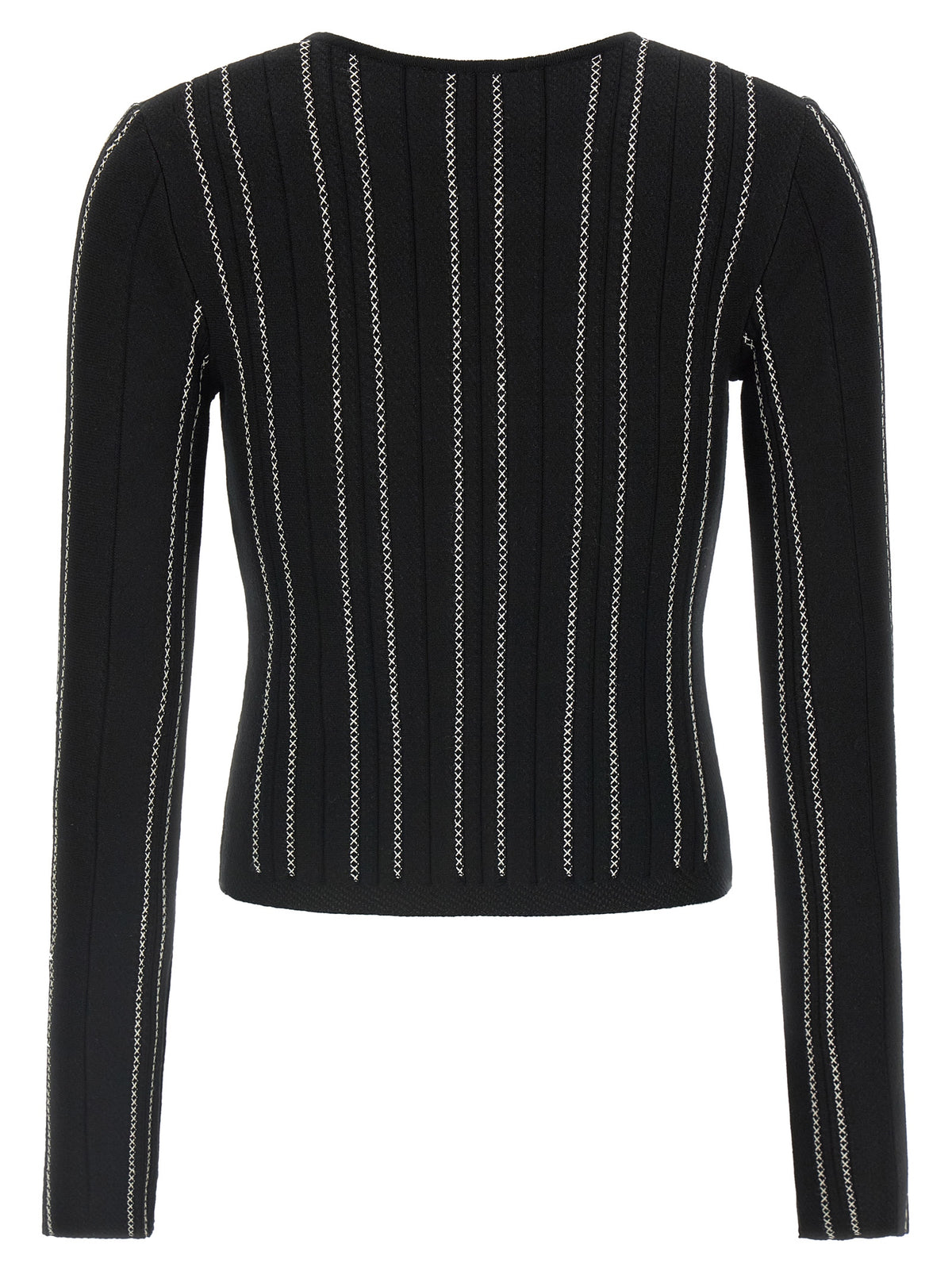 Elisabetta Franchi Schwarzer Cardigan aus Viskose