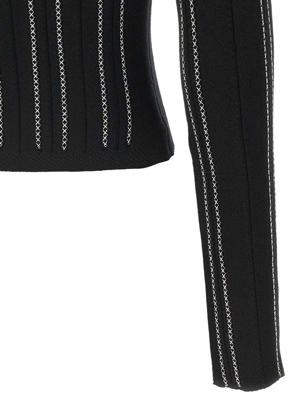 Elisabetta Franchi Schwarzer Cardigan aus Viskose