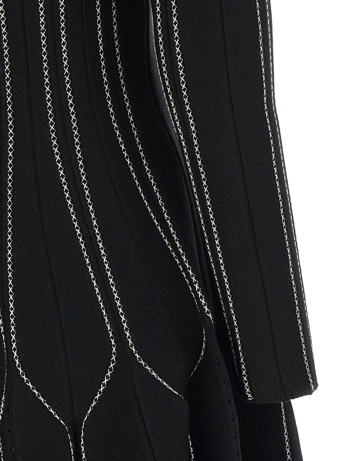 Elisabetta Franchi Schwarzes Viskose-Kurzkleid
