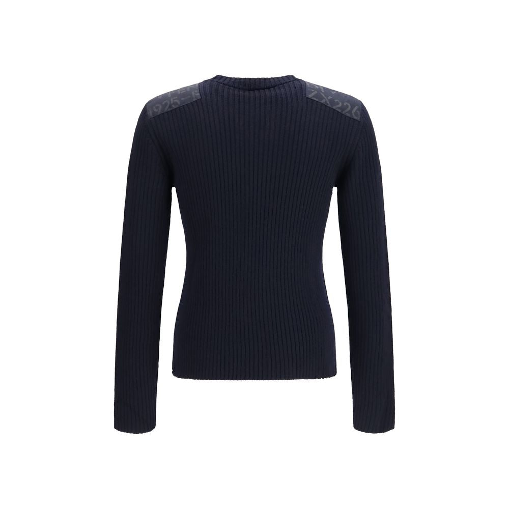 Fendi Blauer Wollpullover Oves Aries