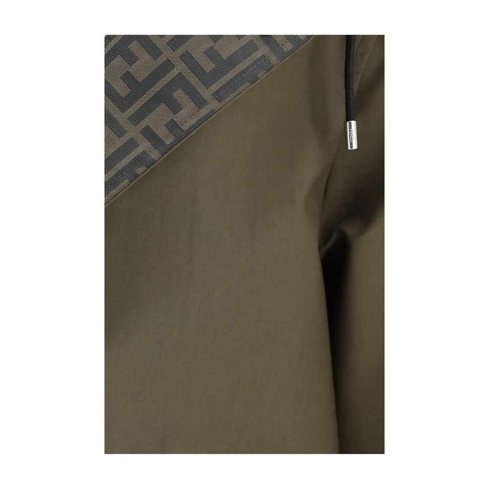 Fendi Bicolor-Polyester-Bomberjacke