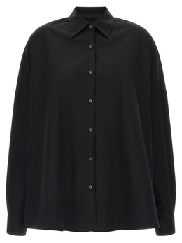 Dries Van Noten Schwarze Baumwollbluse