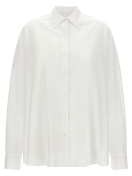 Dries Van Noten Weiße Baumwollbluse