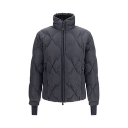 Moncler Grenoble Schwarze Daunenjacke aus Gänsedaunen, durchgehend