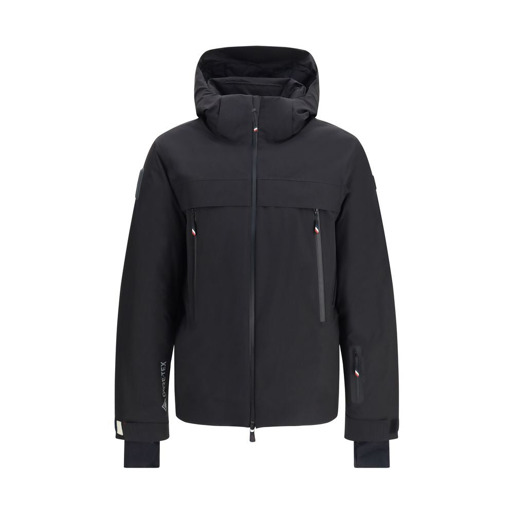 Moncler Grenoble Schwarze Daunenjacke aus Shell