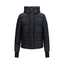 Moncler Grenoble Schwarze Daunenjacke aus Shell