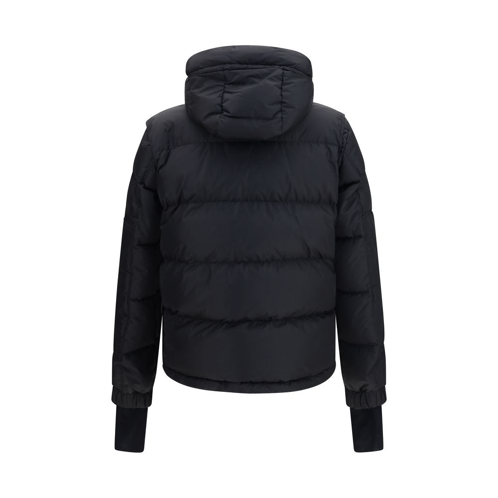 Moncler Grenoble Schwarze Daunenjacke aus Shell