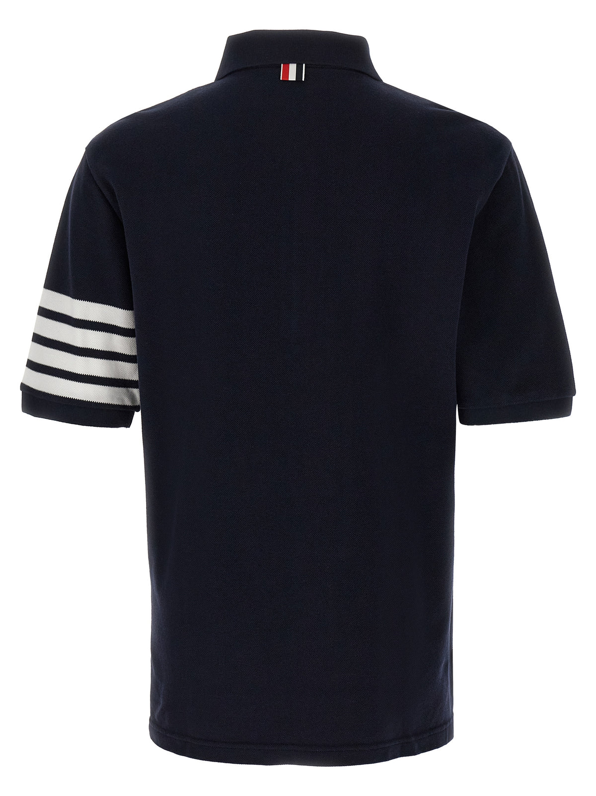 Thom Browne Blaues Baumwoll-Polohemd