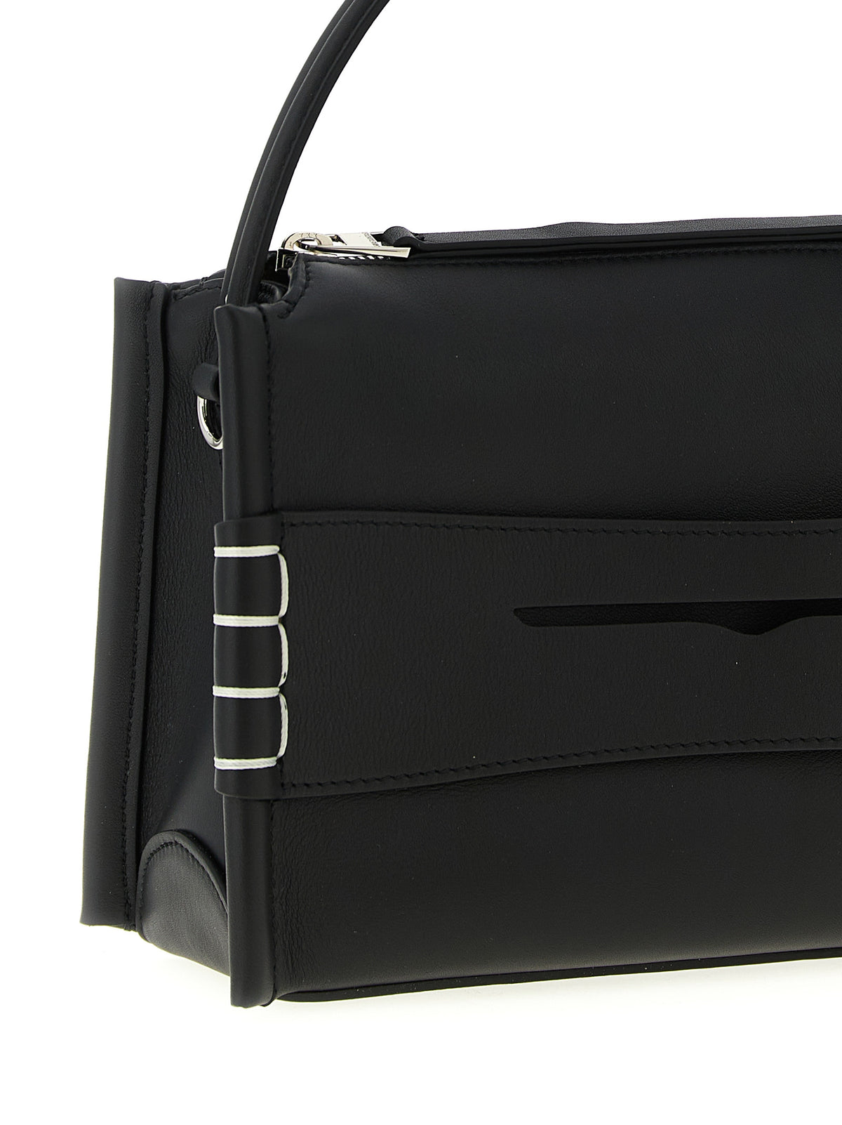 J.W.Anderson Schwarze Kalbsleder-Schultertasche