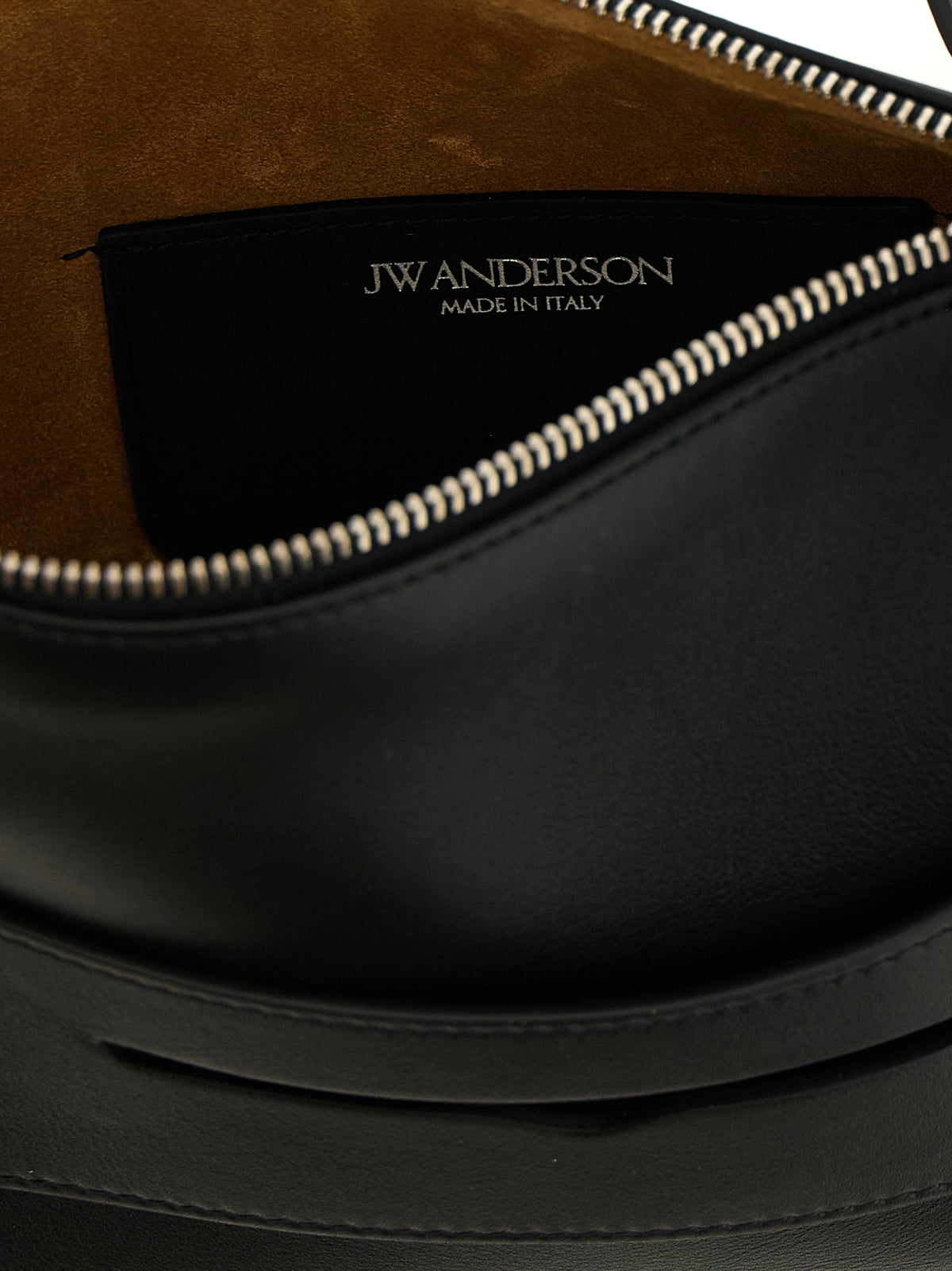 J.W.Anderson Schwarze Kalbsleder-Schultertasche