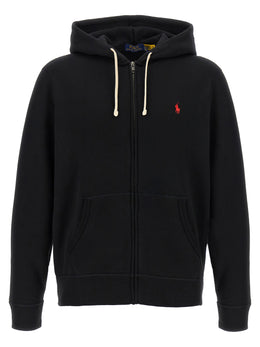 Polo Ralph Lauren Schwarzer Baumwoll-Sweatshirt