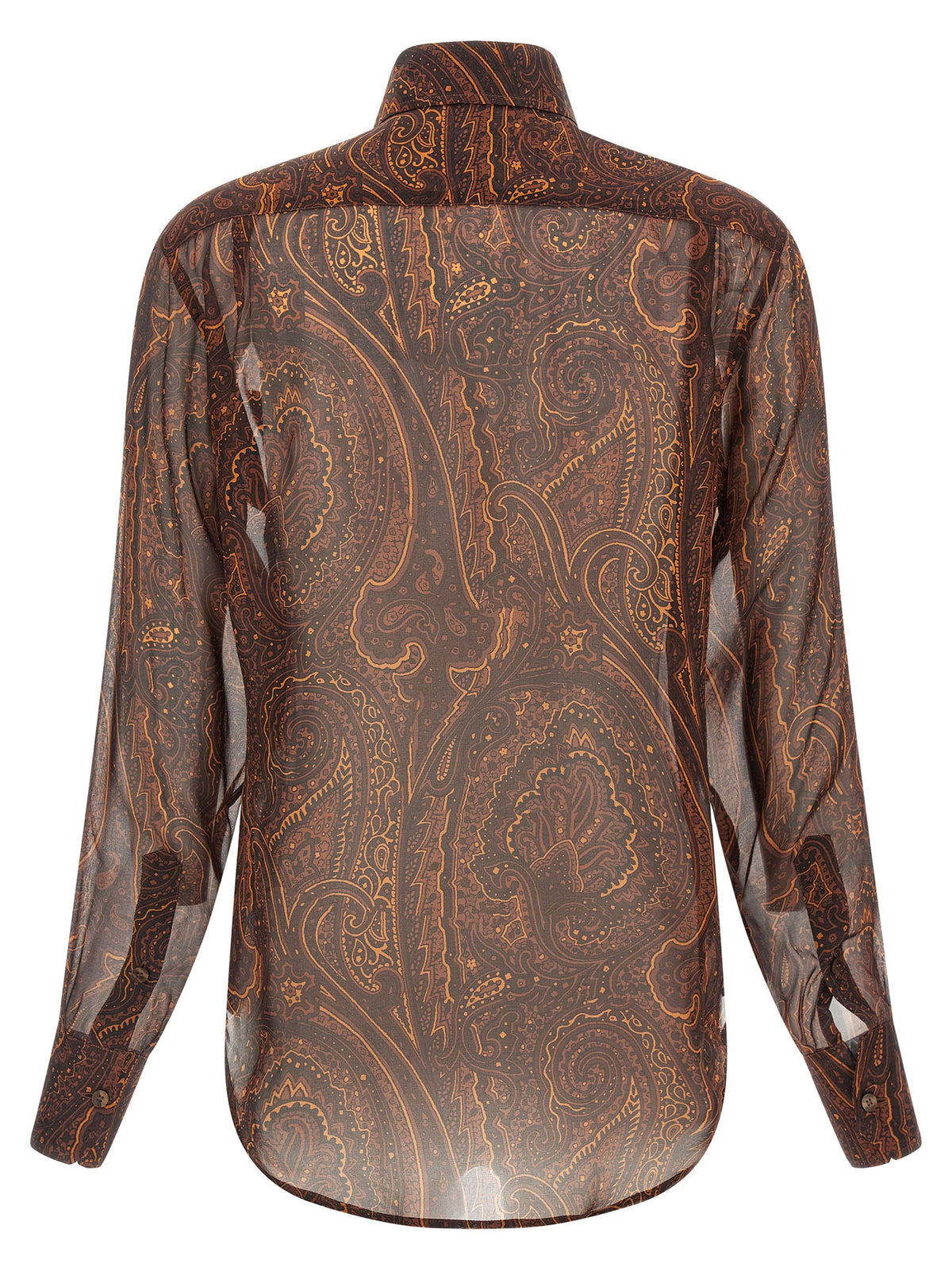 Etro Braune Seidenbluse