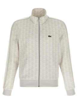 Lacoste Graues Polyester-Sweatshirt