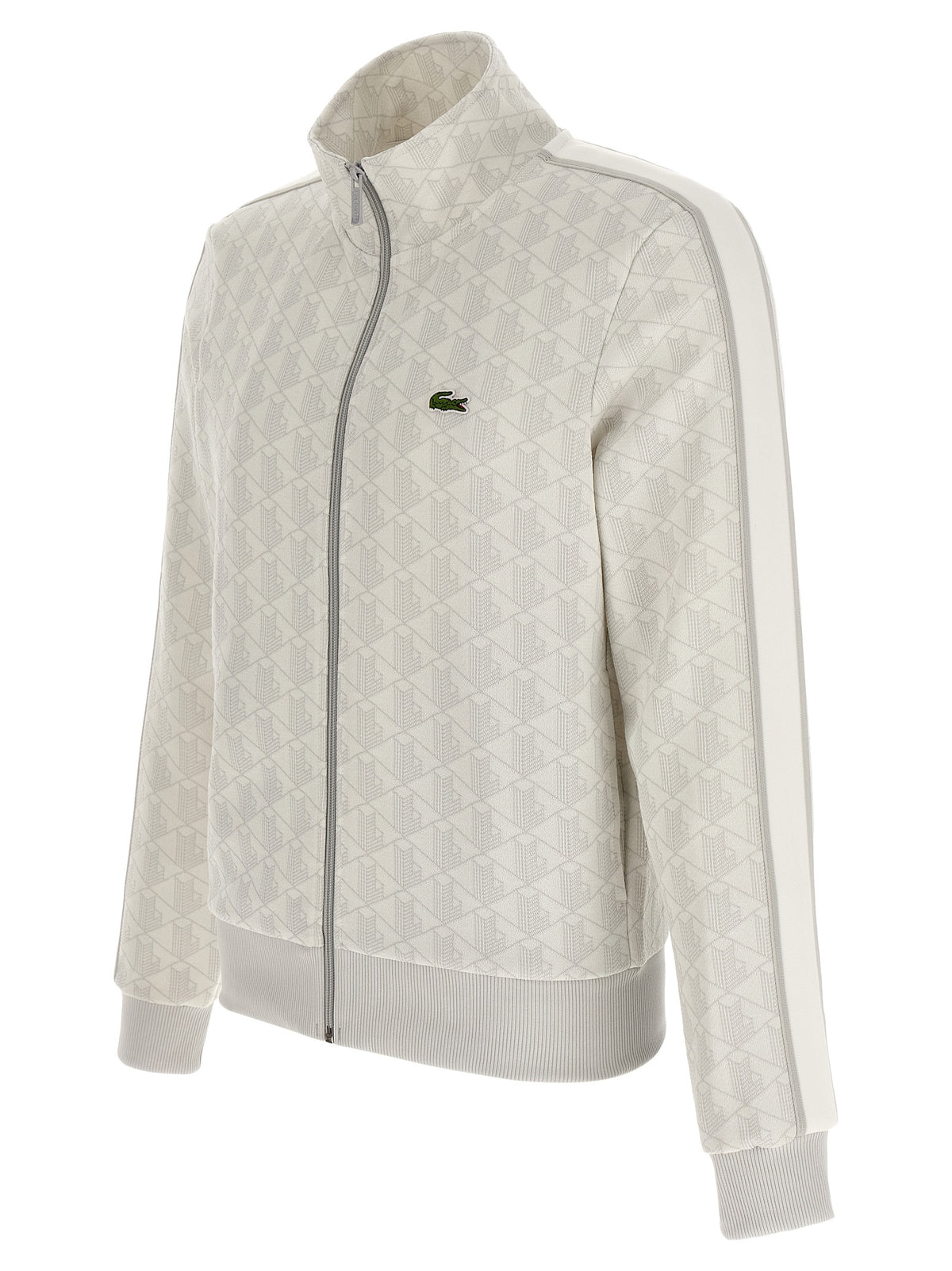 Lacoste Graues Polyester-Sweatshirt