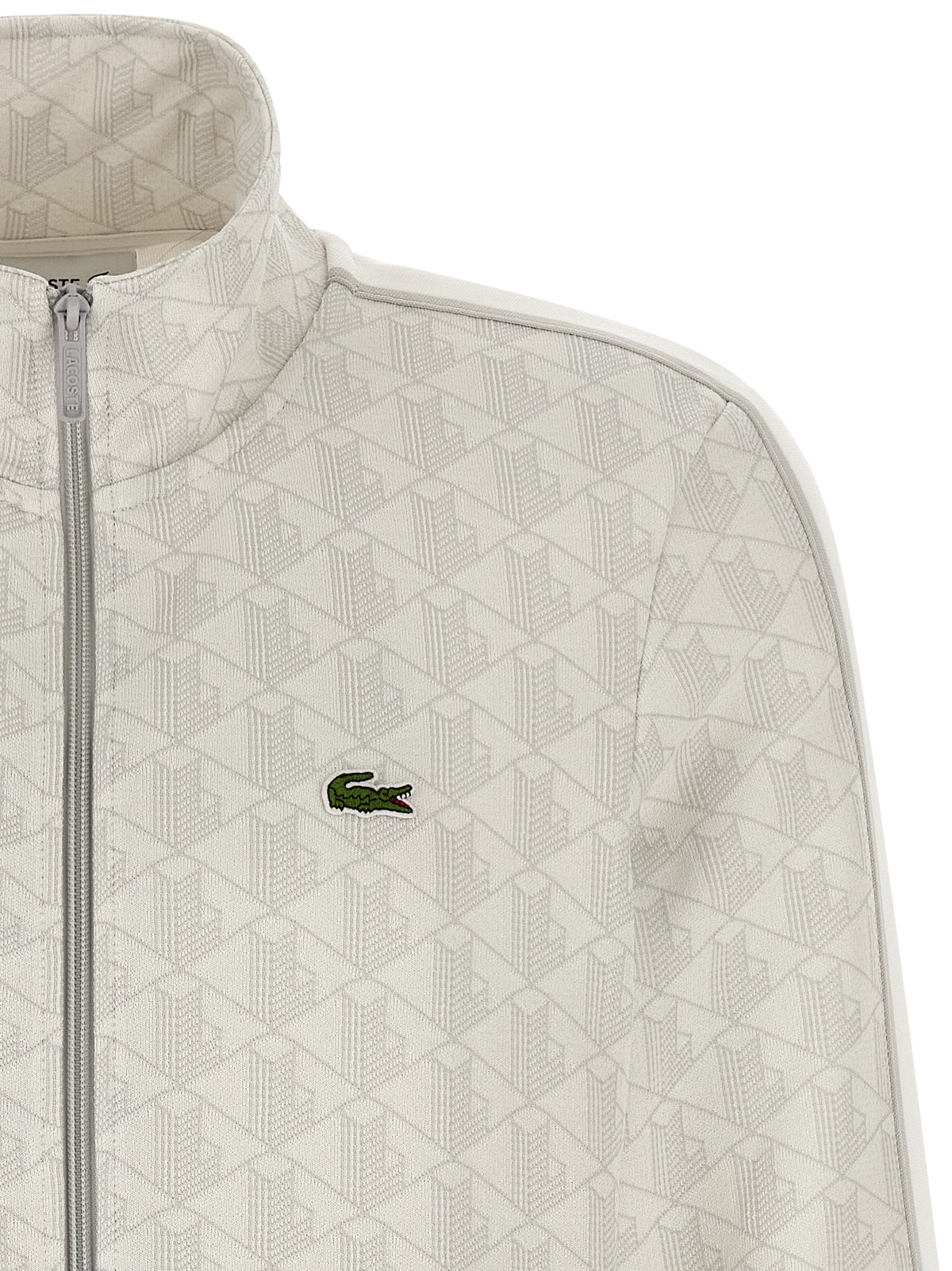 Lacoste Graues Polyester-Sweatshirt