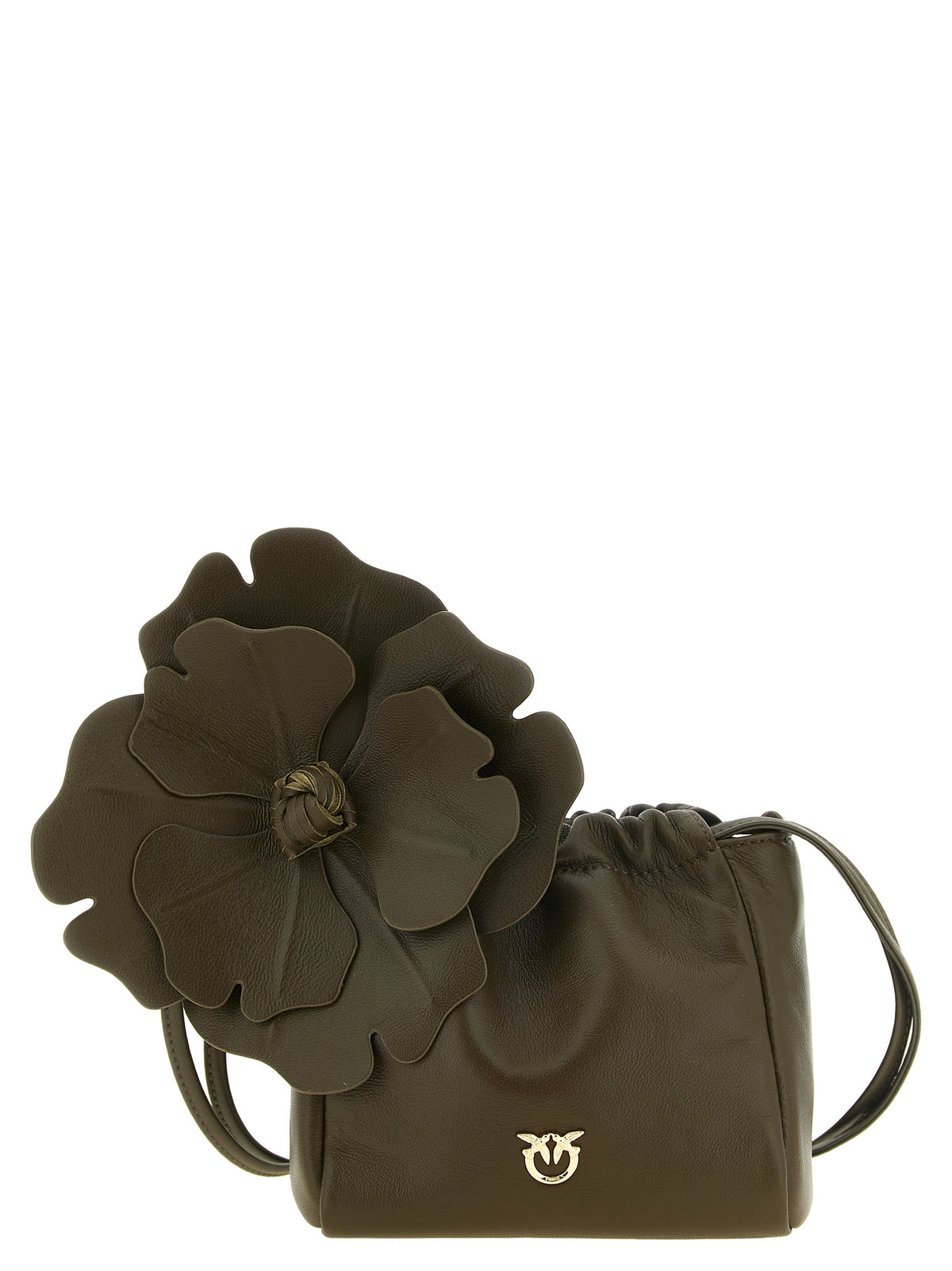 PINKO Zweifarbige Lammleder-Clutch