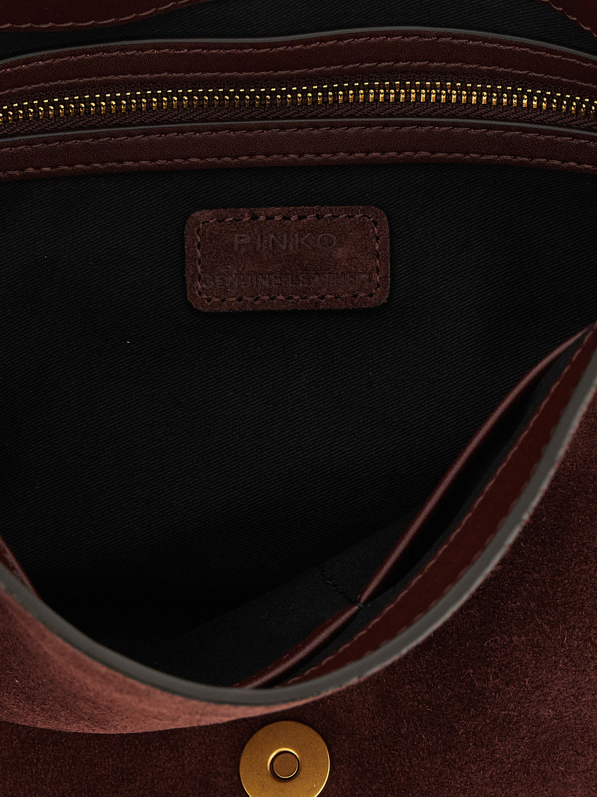 PINKO Bordeaux Kalbsleder Umhängetasche