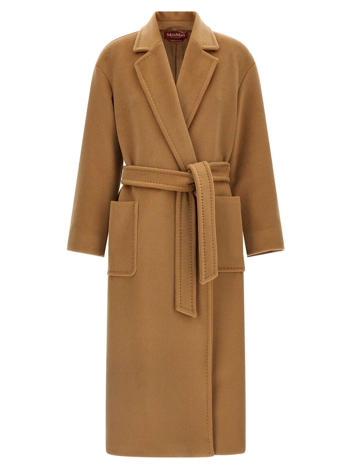 Max Mara Brauner Wollmantel