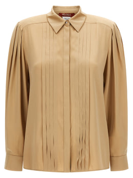 Max Mara Beige Seidenbluse