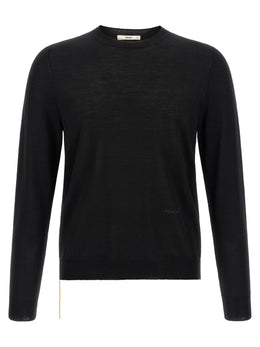 Fendi Schwarzer Cardigan aus Schurwolle