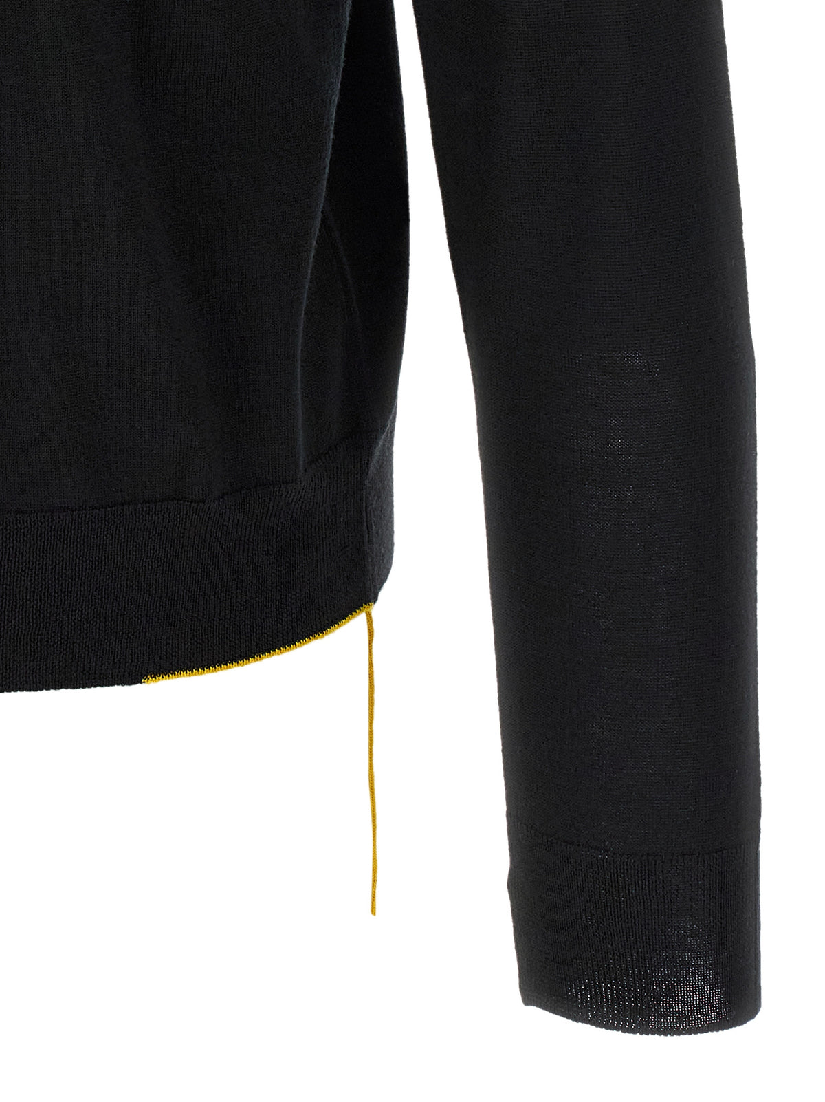 Fendi Schwarzer Cardigan aus Schurwolle