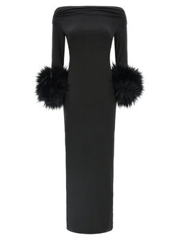 The Andamane Schwarzes Maxikleid aus Polyester