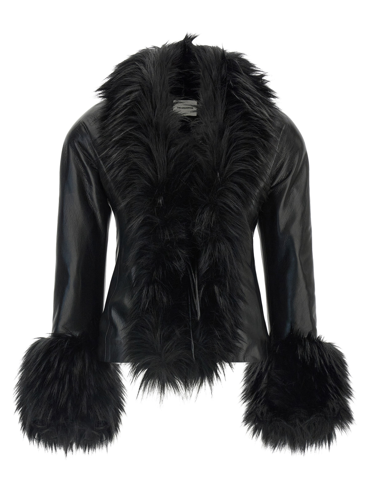The Andamane Schwarze Lederjacke