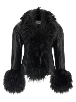 The Andamane Schwarze Lederjacke