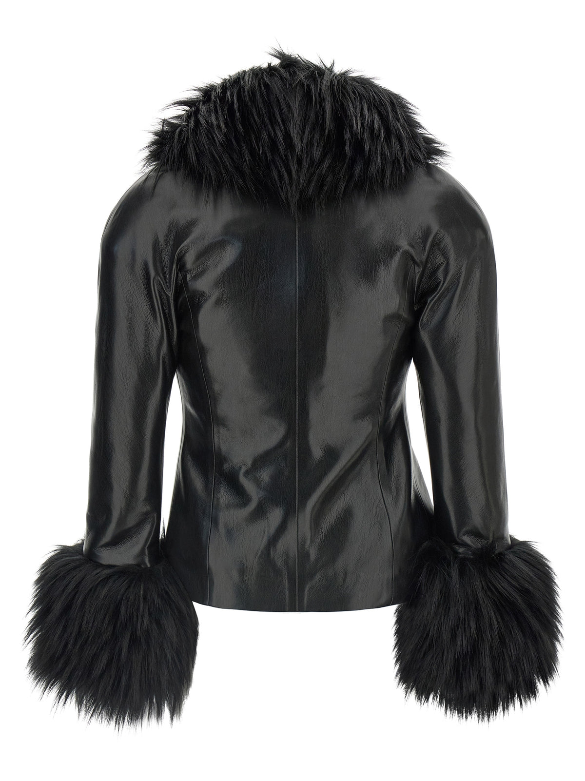 The Andamane Schwarze Lederjacke