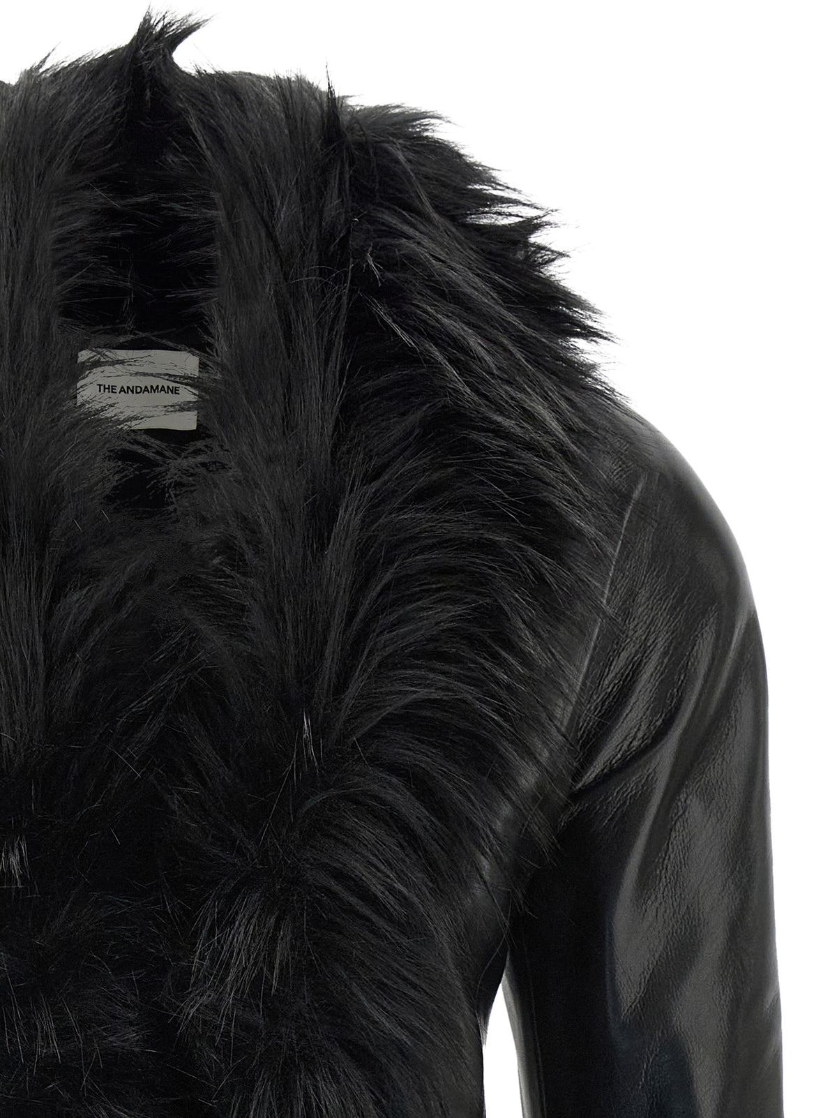The Andamane Schwarze Lederjacke
