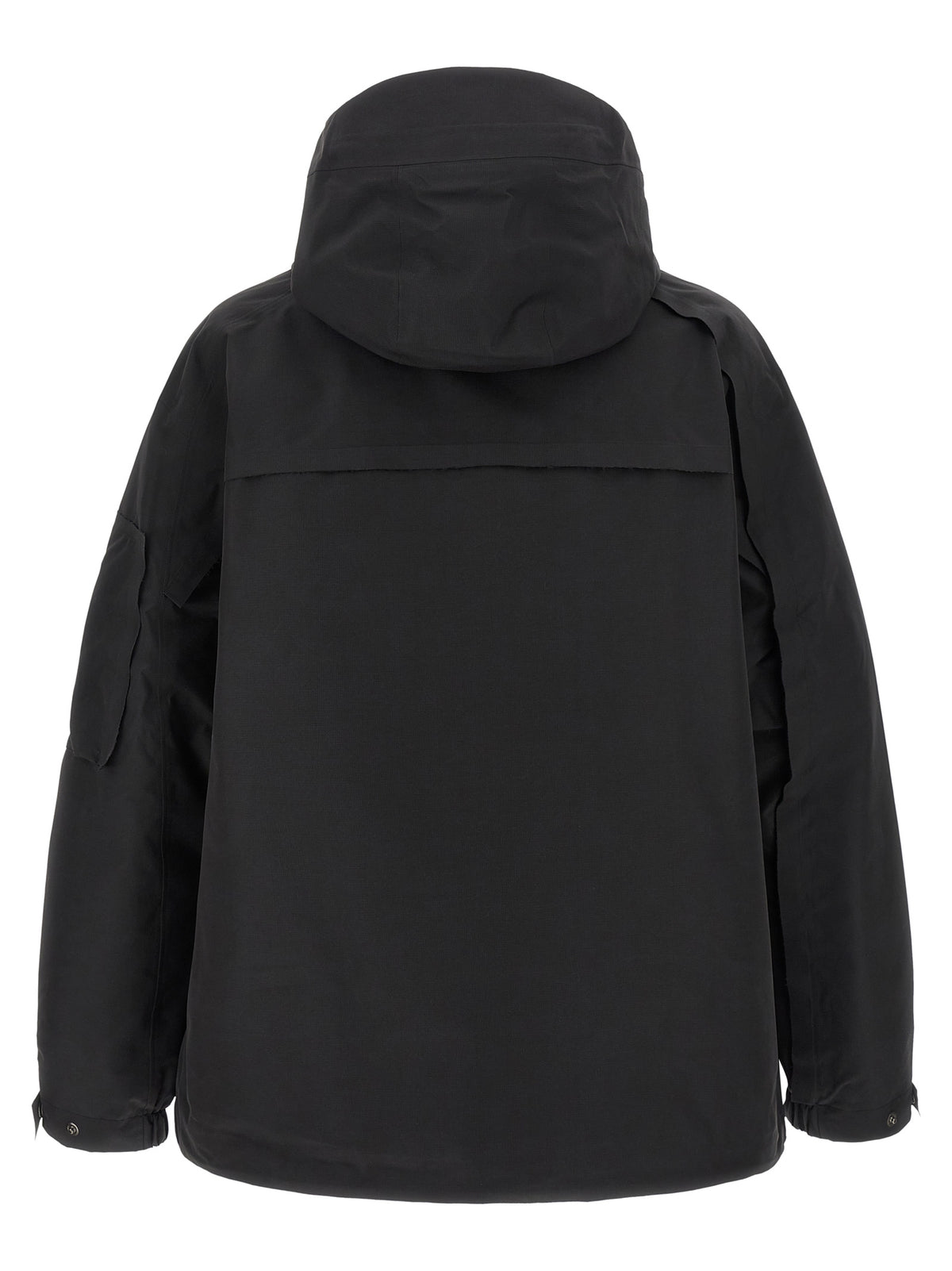 Y-3 Schwarze Shell-Jacke aus recyceltem Polyester