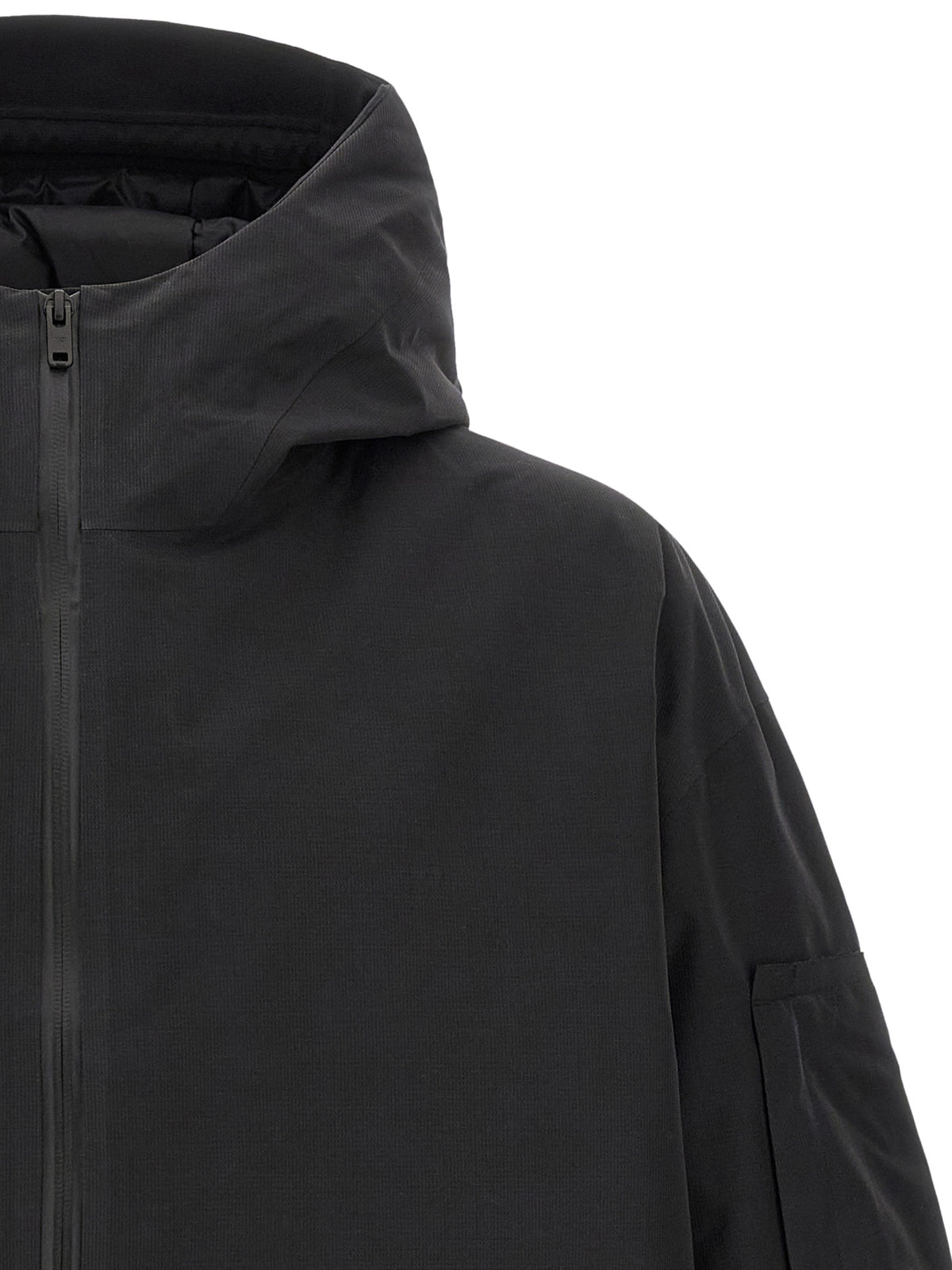 Y-3 Schwarze Shell-Jacke aus recyceltem Polyester