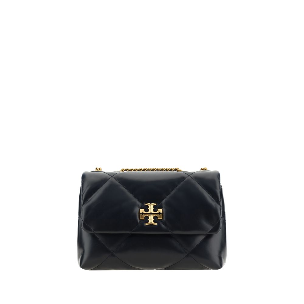 Tory Burch Schwarze Lammleder Schultertasche Ovis Aries