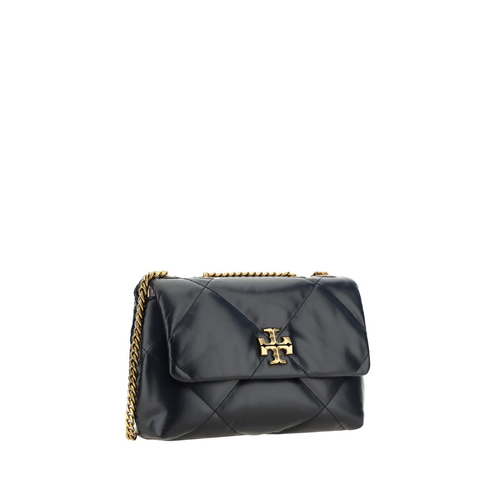 Tory Burch Schwarze Lammleder Schultertasche Ovis Aries