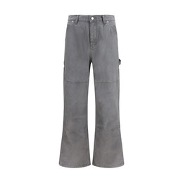 FOUND Graue Cargohose aus Baumwolle
