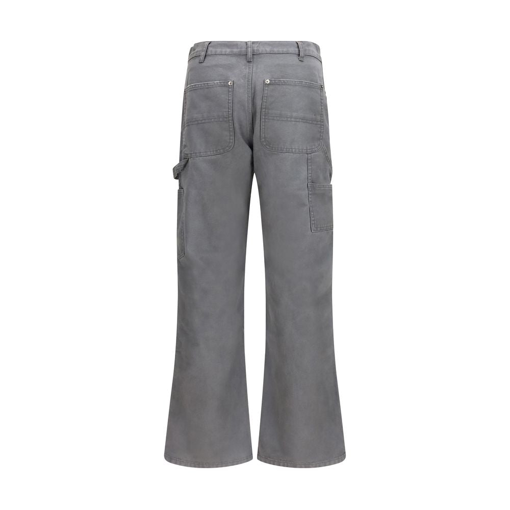 FOUND Graue Cargohose aus Baumwolle