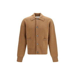 Ami Paris Brauner Woll Cardigan Oves Aries