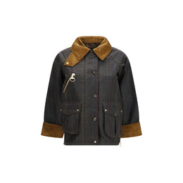 Barbour Baumwolljacke in Zweifarbenoptik