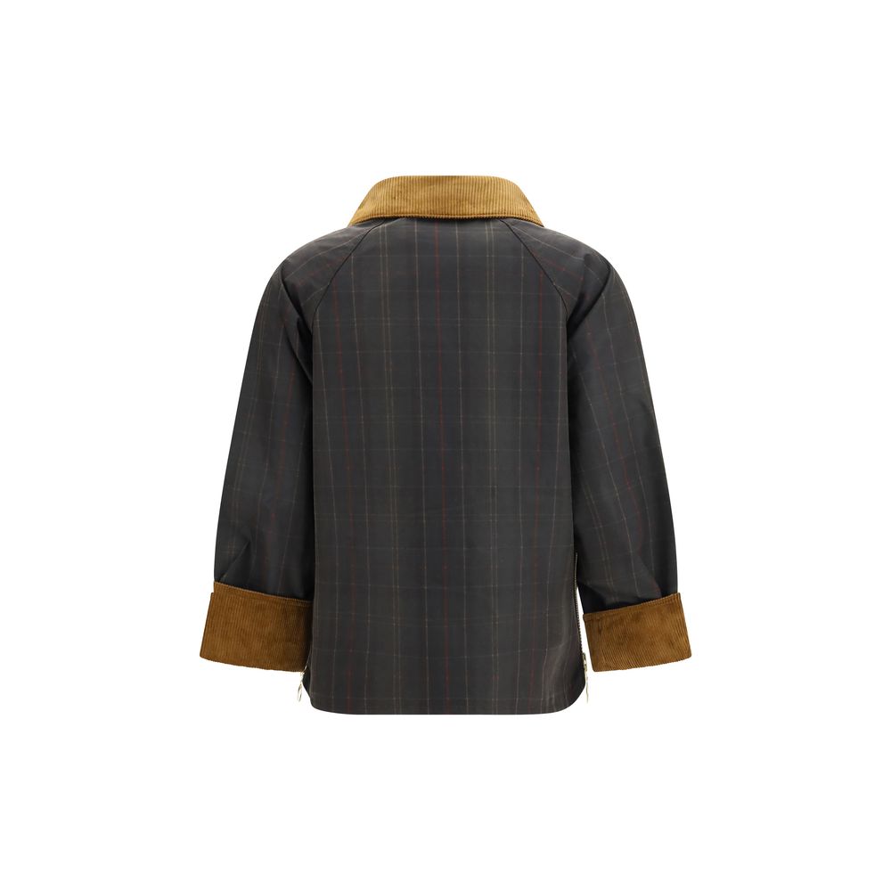 Barbour Baumwolljacke in Zweifarbenoptik